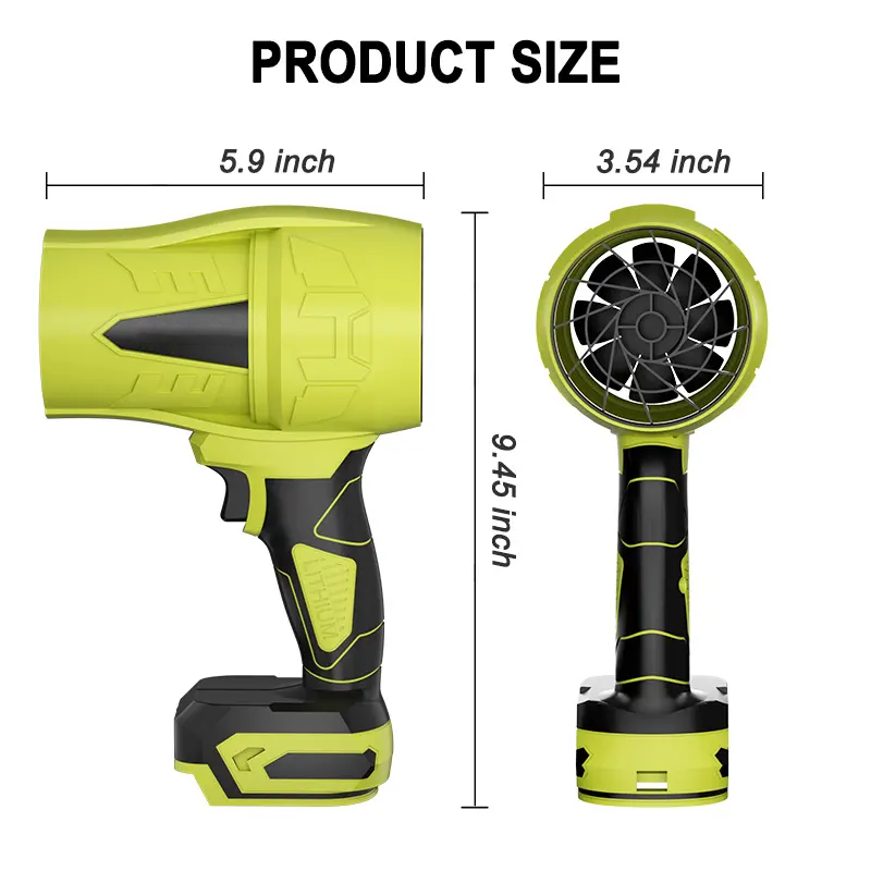 Turbo Jet Blower,Leaf Blower, Violent Turbo Fan, Brushless Pure Copper Motor,Car Drying After Wash, Handheld Snow Blower,Cordless Turbo Power Air Duster,Home Improve,Garden Mainte