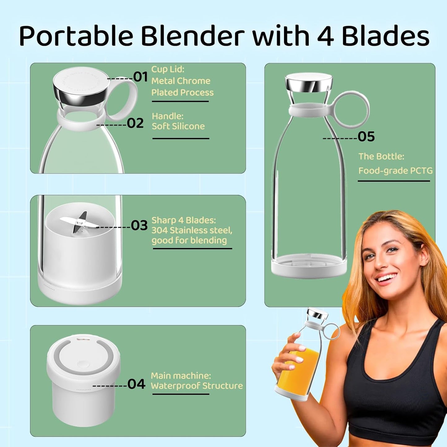 Portable juicer ✨ Fresh Energy Anywhere