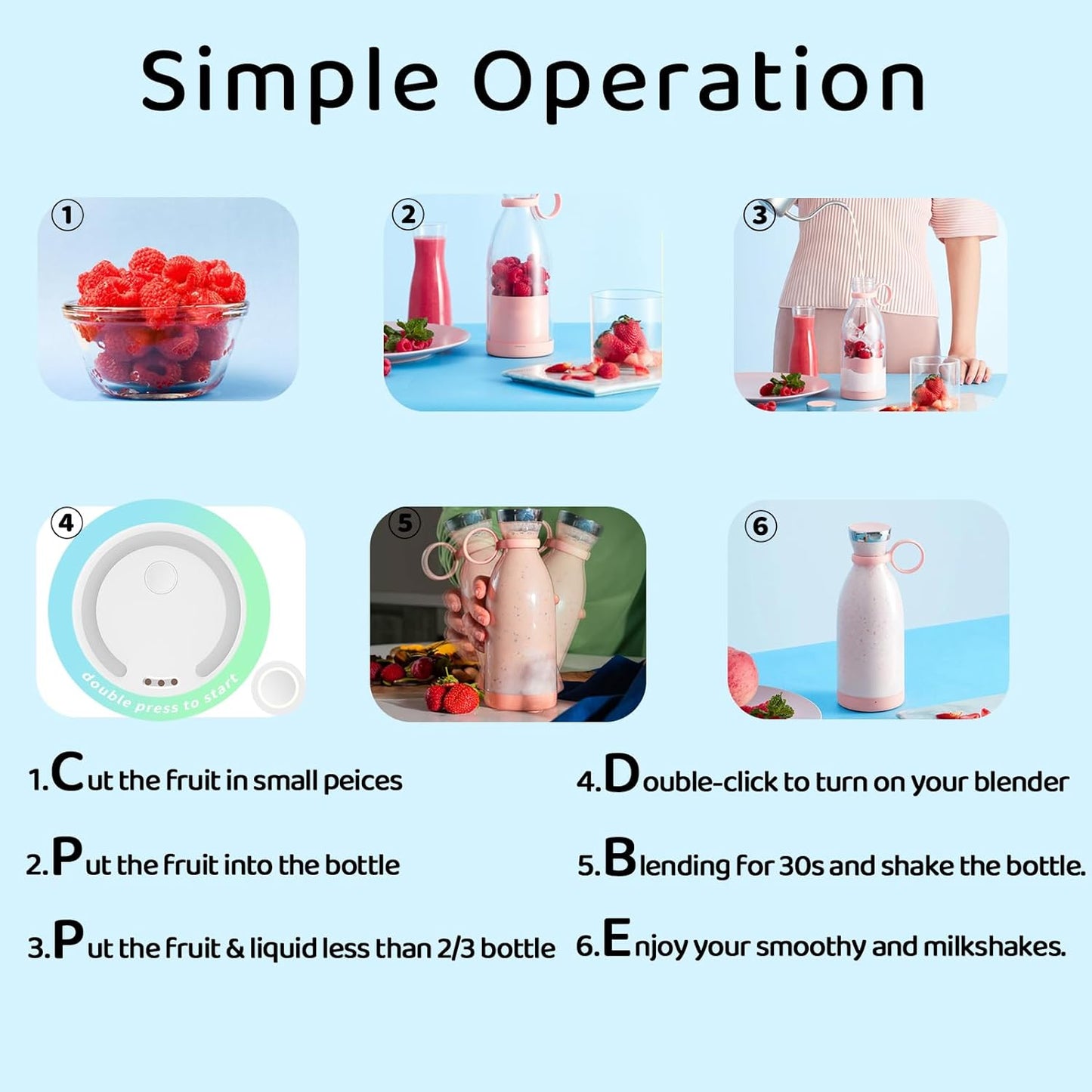Portable juicer ✨ Fresh Energy Anywhere