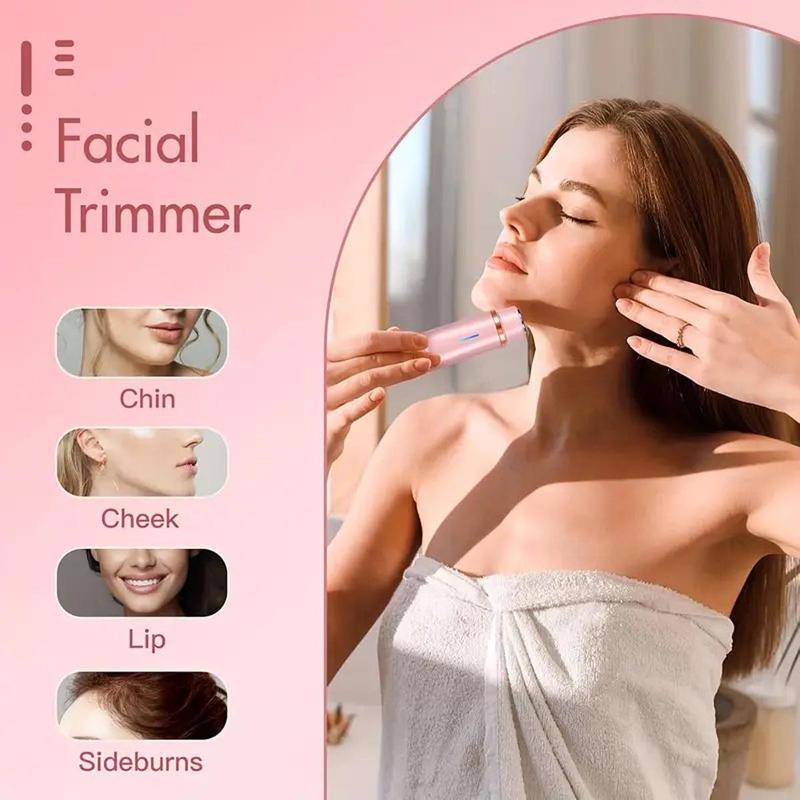 2-in-1 Waterproof Bikini Trimmer & Shaver for Women | Wet/Dry Electric Hair Remover