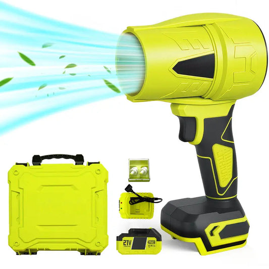 Turbo Jet Blower,Leaf Blower, Violent Turbo Fan, Brushless Pure Copper Motor,Car Drying After Wash, Handheld Snow Blower,Cordless Turbo Power Air Duster,Home Improve,Garden Mainte